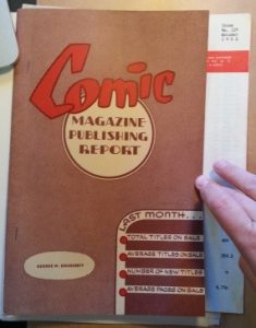 An issue of the Dougherty's Comic Magazine Publishing Report